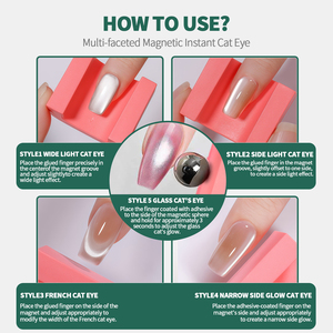 แม่เหล็กทำเล็บลายตาแมวแบบฝรั่งเศส <span class=keywords><strong>Nailpop</strong></span> Upgrade สำหรับมือใหม่และมืออาชีพ ใช้งานง่าย ดูดแม่เหล็กอัตโนมัติ - Product Image 4