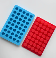 Moule à mousse en silicone de qualité alimentaire, réutilisable, rond, à cavités profondes, pour la fabrication de glaçons, de chocolats faits maison et de desserts