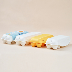 Nhà sản xuất của 2023 mới dùng một lần compostable giấy Khay trứng cho 12 lỗ mẫu miễn phí có sẵn - Product Image 6