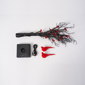 Luces de Navidad Preiluminadas con Forma de Hoja de Arce en Blanco Cálido, Doble Alimentación por Batería y USB, con Función de Temporizador, para Decoración Festiva de Interiores - Product Image 5
