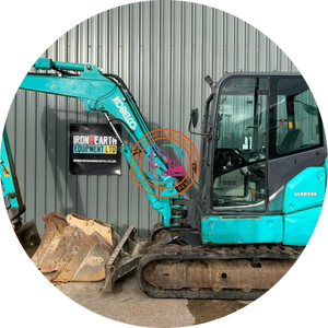 Kobelco Japon Original Mini Pelle Hydraulique SK55 100% Excellent État Capacité de 5 Tonnes Dernier Roulement Utilisé d'Occasion - Product Image 5