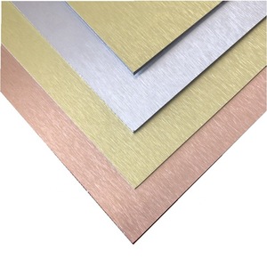 1220x2440x4mm Sliver <span class=keywords><strong>ACB</strong></span> tấm bảng hiệu Bảng điều khiển ACP nhôm tấm Composite - Product Image 4