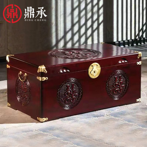 Cerradura de latón estilo chino Dingcheng, herrajes retro para cajas de joyería de madera y cerraduras de muebles - Product Image 1