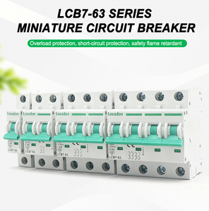 Miniatur-Leitungsschutzschalter LCB7 63H 2-polig AC MCB 415V 6KA Abschaltvermögen B C-Kurve für die Industrie - Product Image 2