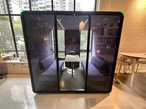 Cápsula de trabajo de oficina ecológica con asientos, estudio en casa, cabina para fumar, cápsulas telefónicas, casa, cápsulas privadas <span class=keywords><strong>Soho</strong></span> - Product Image 2