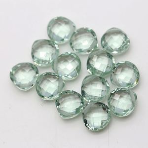 Pera sintética Doble tablero de ajedrez Corte Piedra preciosa sintética - Product Image 3