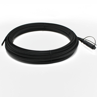 Câble optique extérieur étanche FTTA CPRI avec cordon de raccordement IP68 et fil d'alimentation