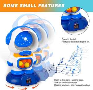 Space Robot Shooting Toys giochi di tiro al bersaglio per bambini con 2 pistole giocattolo ad aria LCD Score Record Sound Electronic Target Gifts Toys - Product Image 2