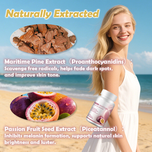 OEM อาหารเสริมสมุนไพรเพื่อผิวขาวแท็บเล็ต<span class=keywords><strong>เสาวรส</strong></span>ลูกอมพร้อมวิตามินอียาบำรุงผิวบำรุงผิวและ<span class=keywords><strong>ประโยชน์</strong></span>ด้านความงาม - Product Image 2