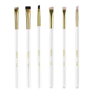 BEILI Best Seller Single Makeup Brush High Quality Synthetic Angled Tinting Brush Flat Concealer Eye Brow Eyeliner Brush