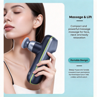 Pistolet de massage portable rechargeable 4 têtes pour le corps entier, idéal pour la relaxation musculaire, la gym et les voyages