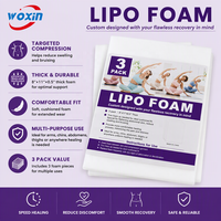 Offre Spéciale : Tampons en Mousse Lipo Pliables Oblongues Woxin |   Plaques de compression en mousse post-opératoires pour la récupération après liposuccion et le soutien abdominal