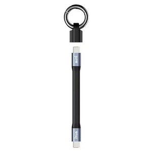 Ivon Type C Data <b>Cable</b> 11cm Fast <b>Charging</b> For Mobile Phone Power Bank Aluminum Alloy Blue Gold - Product Image 2
