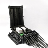 Boîtier de terminaison et de distribution de fibre optique extérieur IP65 FTTH OTB NAP 24 ports en PC+ABS/PP+GF, à montage mural ou sur poteau