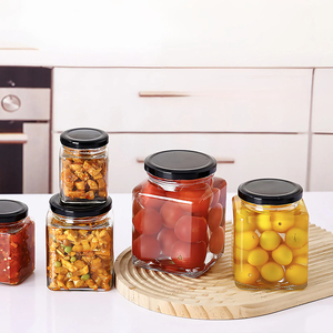 Frascos Cuadrados de Vidrio para Almacenamiento de 100ml-730ml, Impresión Personalizada, Herméticos, Libres de BPA, para Miel, Conservas, Salsas, <span class=keywords><strong>Especias</strong></span>, Nueces - Product Image 5