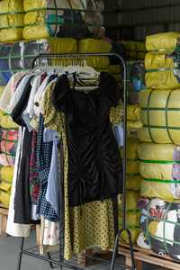 WS20 Abiti Casual Usati di Moda Comodi e Durevoli in Poliestere/Cotone per Giovani Donne Colori Misti Lunghi e Corti - Product Image 2