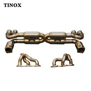 Sistema de Escape Catback de Aleación de Titanio de Alto Rendimiento con Colector para Escape de 911 Turbo S - Product Image 3