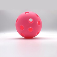Ball de pickleball 26/40 trous pour sports de plein air, 73mm/74mm, poids 26g, logo personnalisé disponible, fabriqué en Chine, vente directe du fabricant