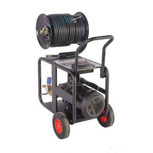 Machine de débouchage de tuyaux électrique à haut débit 22KW 54 L Machine de nettoyage de pipeline haute pression Extérieur - Product Image 3