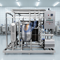 Stérilisateur automatique de boissons laitières, ligne de stérilisation UHT, pasteurisateur industriel pour la transformation laitière