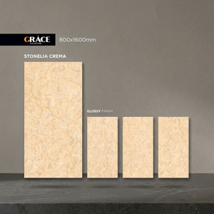 Roman Graphite 800x1600mm Glossy Terrazzo Porcelain Ceramic Tiles Grey Urban Design For Commercial Projects - Product Image 6