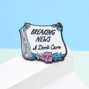 Le ultime notizie di lettere di giornale dei cartoni animati <span class=keywords><strong>non</strong></span> <span class=keywords><strong>mi</strong></span> <span class=keywords><strong>interessa</strong></span> lo smalto in metallo divertente spilla con spilla distintivo zaino gioielli regalo - Product Image 4