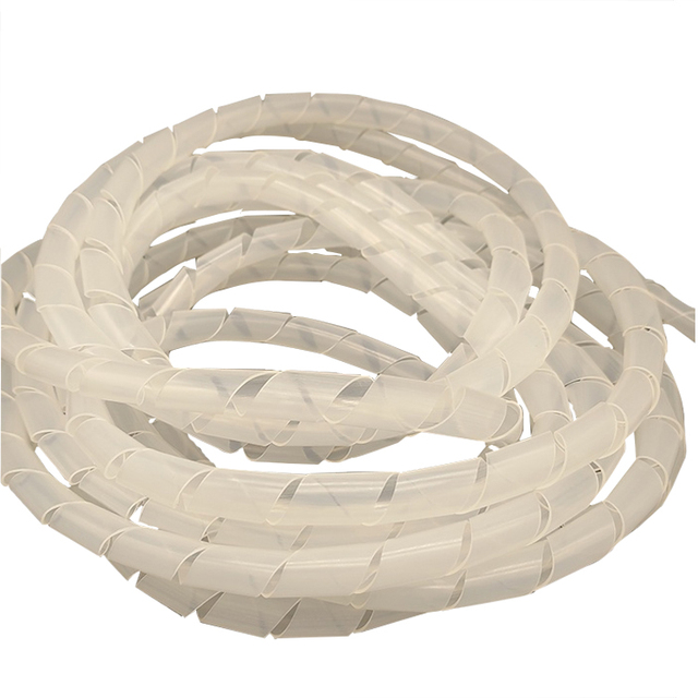 10mm Expandable PE Spiral Sleeve Cable Wrapping Band Protect Cables Made in China