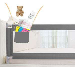 Barrière de lit de sécurité réglable haut de gamme pour bébé, en maille d'acier, longueurs ajustables (1,8m/2,0m/2,2m) - Vente en gros à prix réduit - Product Image 5