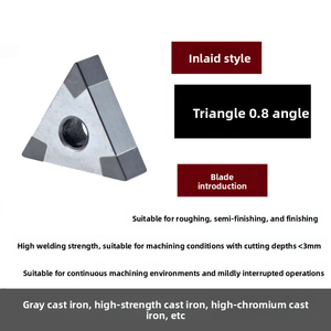 Zengying CBN kim cương chèn cứng thép đúc gia công sắt Cubic Boron Nitride Công cụ Cắt chèn cho công cụ turningtn1604 - Product Image 5