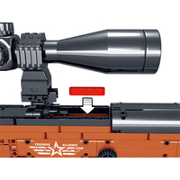 Senapan Serbu AK47 Senapan Mesin Senapan Jitu 98K Senapan Sniper Senjata Api Seri Mekanik Mainan Blok Bangunan Model