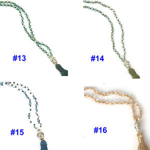 สร้อยคอยาว90ซม. สำหรับผู้หญิงสร้อยคอประดับพู่ใหม่สร้อยคอพู่ห้อยลูกปัดแก้วคริสตัลสำหรับเสื้อกันหนาว - Product Image 5