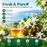 Huile de Néroli 100% Pure Naturelle Fraîche Carvacrol Certifiée Biologique Huile Essentielle pour Soulager le Stress & Améliorer le Sommeil Soins de la Peau Soins du Corps