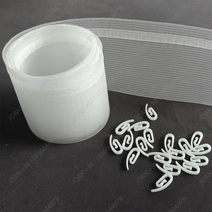Nastro per tende in poliestere, nastro per arricciatura a pieghe, accessori per tende, nastro arricciante ad alta resistenza, <span class=keywords><strong>fascia</strong></span> bianca per arricciatura tende - Product Image 4