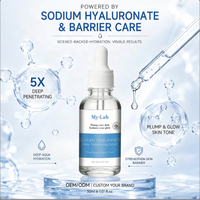 Sérums pour le visage hydratants et réparateurs anti-rides à l'acide hyaluronique et à la vitamine B5 de marques personnalisées