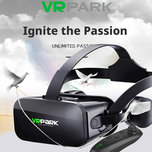 VRPARK <strong>VR</strong> Glasses Virtual Reality <strong>Headset</strong> 3D Panoramic Game Movie Box Smart Mobile <strong>Phone</strong> V7 V7 Controller Black Resin 4.7-6.7 - Product Image 3