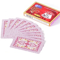 Cartes à Jouer Premium Yaoji Factory Supply pour Jeux Familiaux – Jeu de Poker Finition Brillante en Papier Recyclable à Cœur Bleu Taille Standard