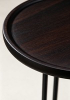 Table à manger ronde moderne en panneaux de bois, durable et facile à nettoyer, pour salon, hôtel, chambre à coucher