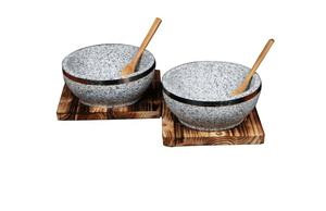 Корейская каменная миска DOLSOT с трифатом, керамический горшок премиум-класса, горшок из камня для супа Bibimbap Jjiage, Корейская еда - Product Image 2