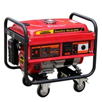 CE EPA Zertifizierter 2800/3000W 1-Phasen Benzingenerator 220V 50/60Hz 4-Takt Elektrischer Seilzugstart 2 Jahre Garantie für den Heimgebrauch