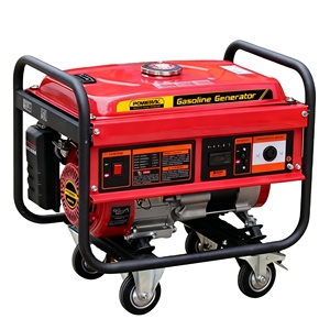 Generatore a Benzina Certificato CE EPA <span class=keywords><strong>2800</strong></span>/3000W 220V 50/60Hz 4 Tempi con Avviamento Elettrico a Strappo per Uso Domestico e Industriale - Product Image 2