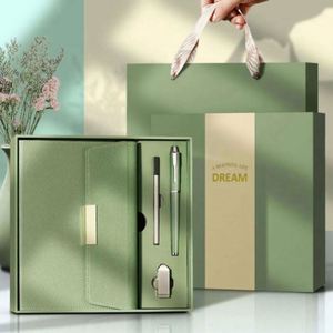 PU Leather Loose-Leaf Spiral Saddle Stitching High Quality 100 Sheets Hardcover Notebook Planner Binder 2024 2025 <b>Diary</b> <b>Custom</b> - Product Image 1