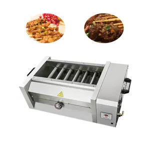 Thichkened Stainless steel Grill machine Restaurant And Home Heavy Duty Indoor Cast Gas Electric No Smoke BBQ Grills Machine