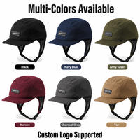 Casque de sécurité pour le surf en PVC personnalisé, casquette anti-choc légère, casque de sport aquatique avec sangle de menton réglable