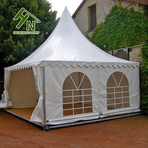 Tentes publicitaires 4x4m, structure en aluminium, <span class=keywords><strong>tente</strong></span> de réception, pagode, gazebo avec parois latérales - Product Image 4