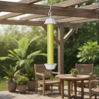 Piège à mouches collant sans pesticide, non toxique, jaune, pour jardin, ferme, utilisation en extérieur