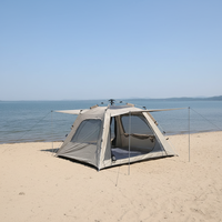 Tente de camping portable camouflage imperméable pour l'extérieur, abri de pique-nique en tissu Oxford, équipement de camping d'été, vente en gros directe usine