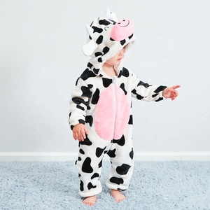 MICHLEY all'ingrosso abito di flanella animale manica lunga pigiama pagliaccetti per bambini stile autunno inverno <span class=keywords><strong>abbigliamento</strong></span> <span class=keywords><strong>neonato</strong></span> per ragazzi - Product Image 3