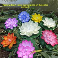 Lampe Bougie LED Sans Flamme en Forme de Fleur de Lotus, Flottante, à Piles, pour Festivals, Vente en Gros, Noël, Mariages, Fêtes, Décoration Intérieure