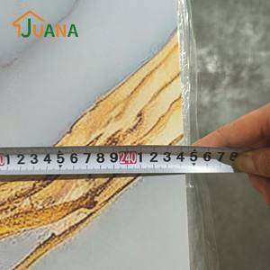 ألواح حائط رخامية من كلوريد البولي فينيل مقاومة للماء للأشعة تحت البنفسجية من المصنع مباشرة ألواح رخامية من كلوريد البولي فينيل لخلفية التلفزيون - Product Image 6