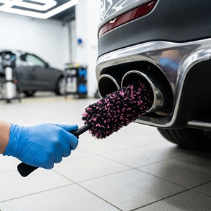 Cepillo <span class=keywords><strong>de</strong></span> Limpieza <span class=keywords><strong>de</strong></span> Ruedas <span class=keywords><strong>de</strong></span> Coche Profesional <span class=keywords><strong>de</strong></span> Microfibra - Product Image 4